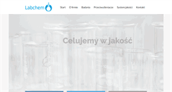 Desktop Screenshot of labchem.net.pl