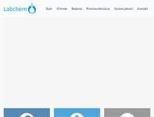 Tablet Screenshot of labchem.net.pl